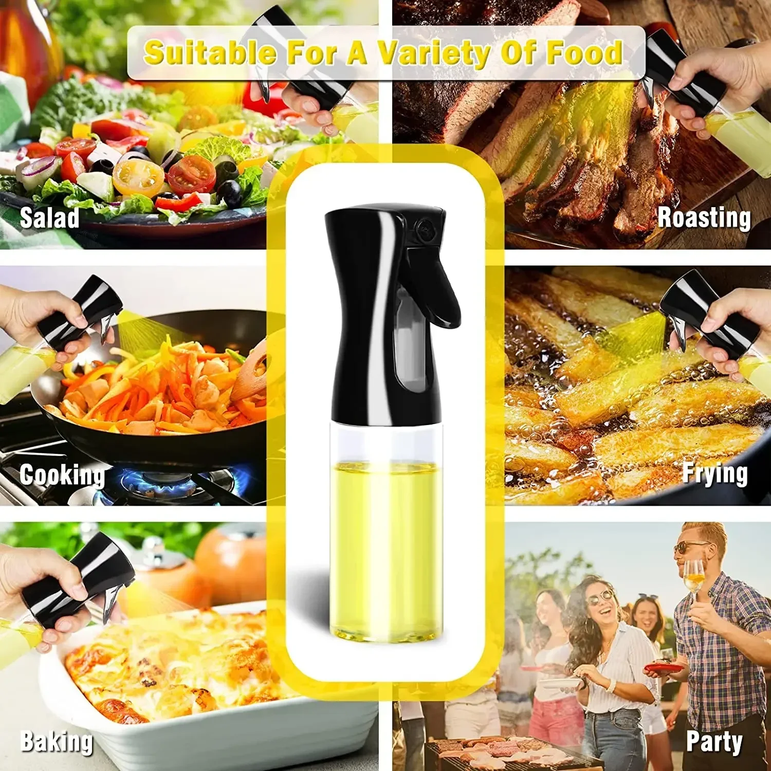 Camping Cooking Oil Bottle - 500ml garrafa de spray de óleo