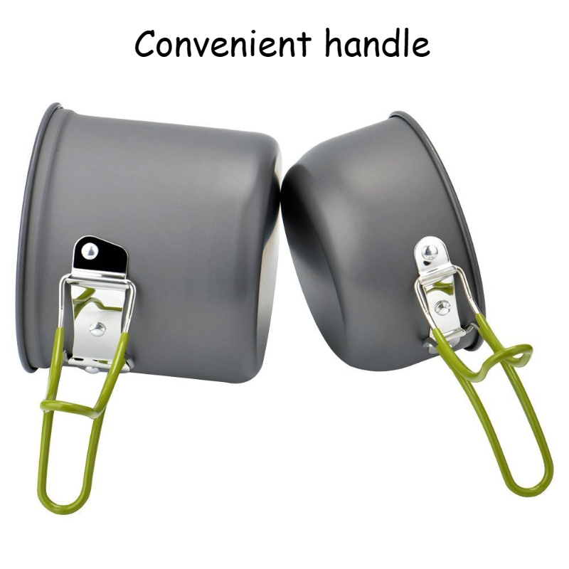Conjunto de panelas portáteis  - Camping Lightweight Cooking Pot avaliação e preço