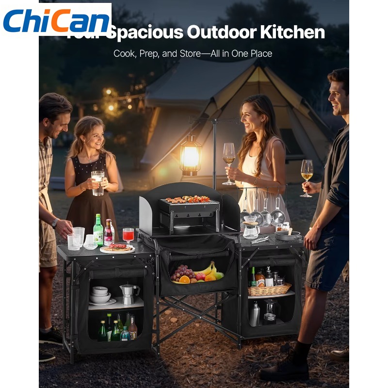 【Em Destaque】Mesa de Cozinha p - Camping Cooking Cupboard avaliação e preço