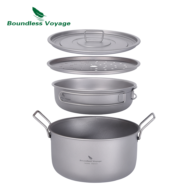Boundless viagem acampamento c - Camping Cooking Pot Set avaliação e preço